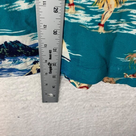 Cherokee Waikiki Wear Mens Button Down Short Sleeve Hawaiian Shirt Size 2XL 9266 - Picture 4 of 7